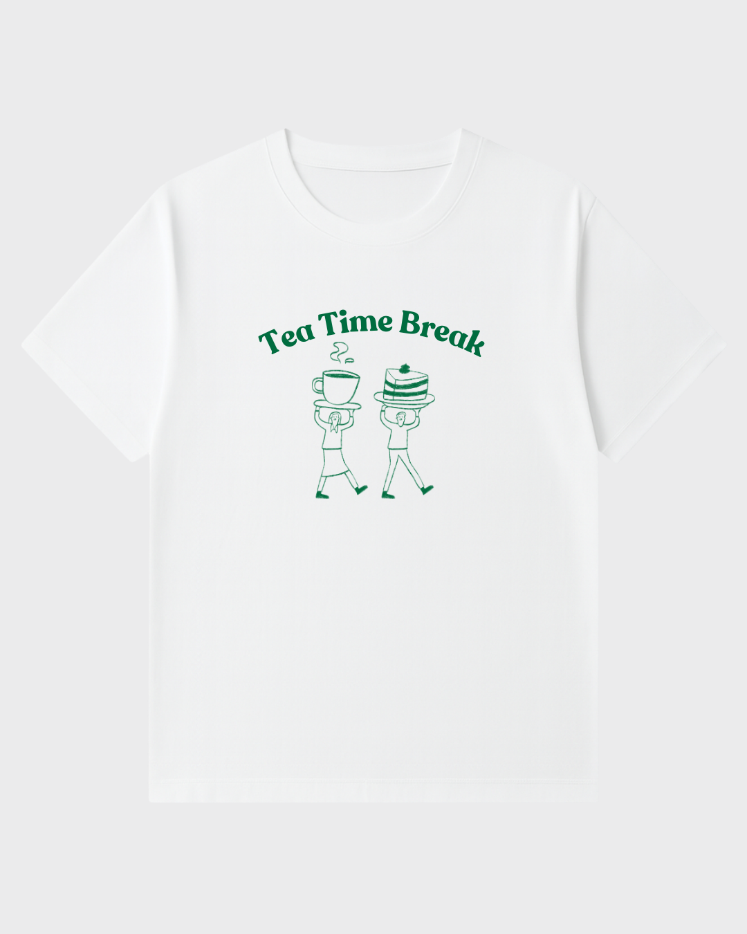 Tea Time Break Top (White)