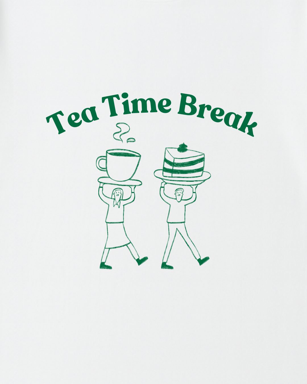 Tea Time Break Top (White)