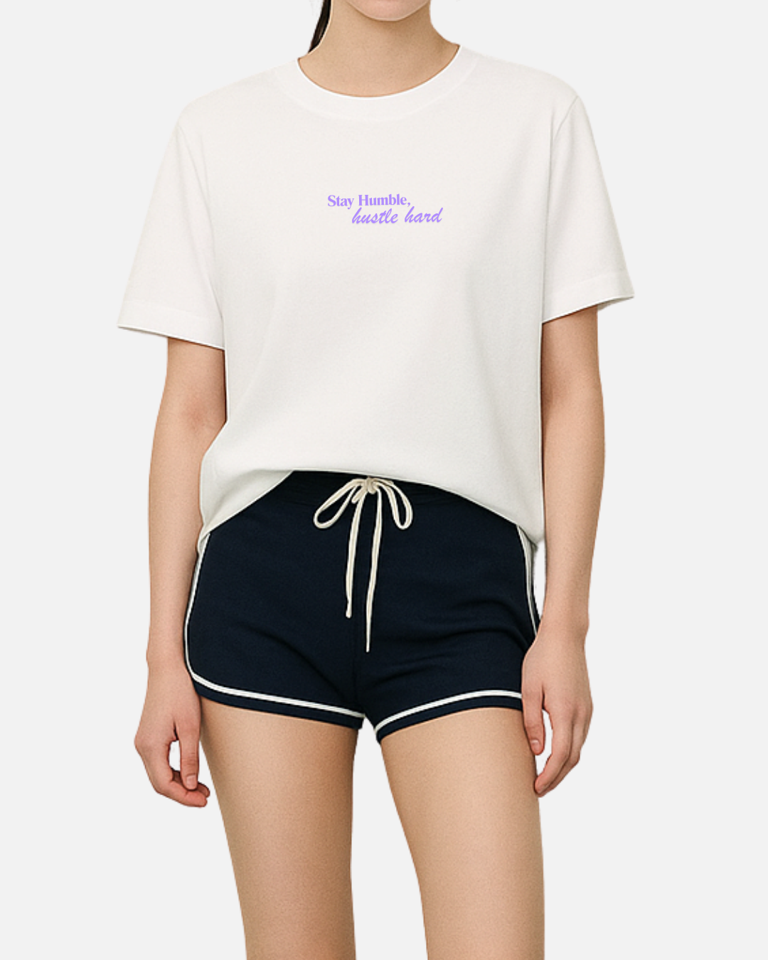 Stay Humble Top (White)