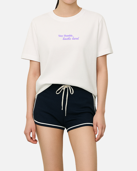 Stay Humble Top (White)