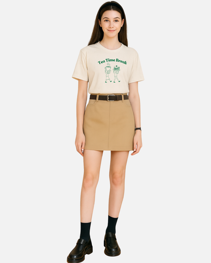 Tea Time Break Top (Beige)