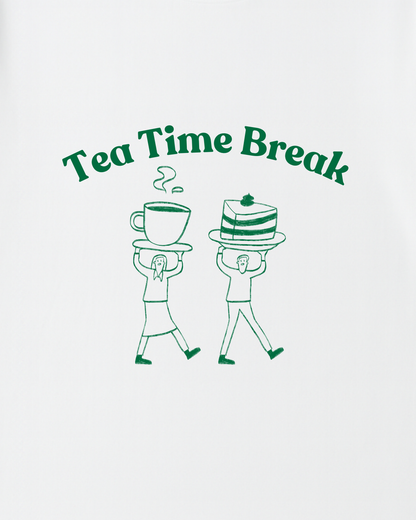 Tea Time Break Top (White)